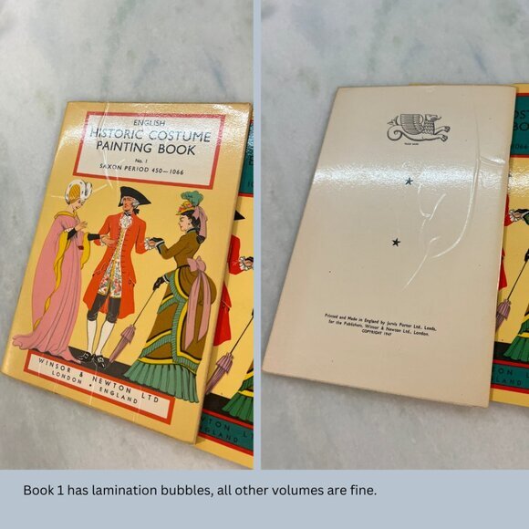 Winsor & Newton Ltd, Historic Costume Painting Book RARE COMPLETE SET 16 VOLUMES - Picture 7 of 16